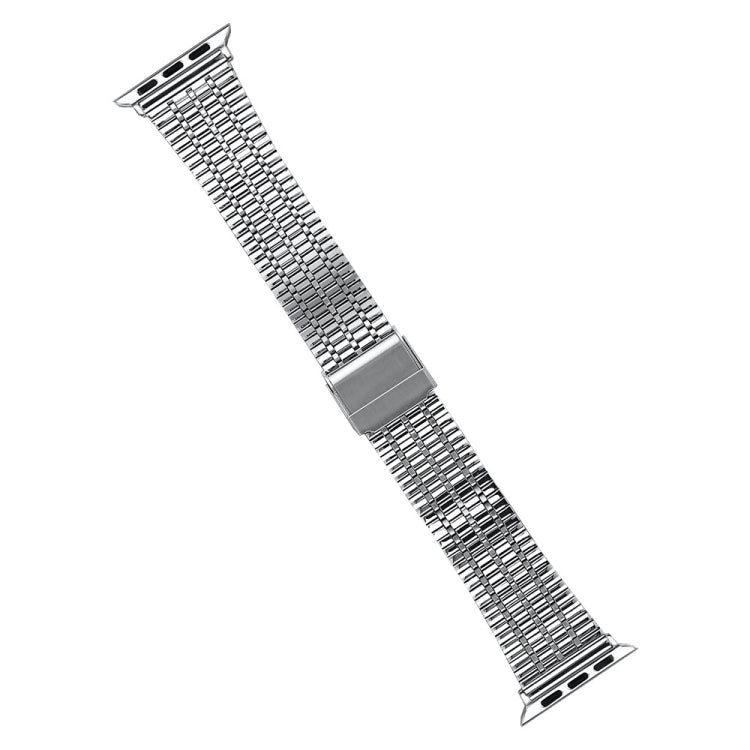Steel Watch Band For Apple Watch Series 9&8&7 41mm / SE 3&SE 2&6&SE&5&4 40mm / 3&2&1 38mm(Silver and Rose Gold) by bashfashion