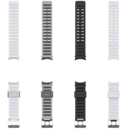 For Samsung Galaxy Watch5 Pro 45mm/5 44mm/5 40mm Silicone Strap Watch Band(Black) by bashfashion