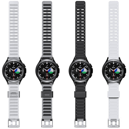 For Samsung Galaxy Watch5 Pro 45mm/5 44mm/5 40mm Silicone Strap Watch Band(Black) by bashfashion