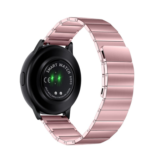 For Samsung Galaxy Watch5 Pro 45mm/5 44mm/5 40mm Magnetic Steel Watch Band(Pink) by bashfashion