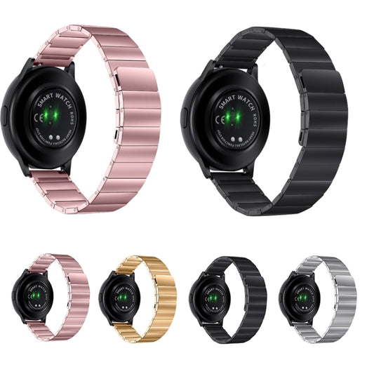 For Samsung Galaxy Watch5 Pro 45mm/5 44mm/5 40mm Magnetic Steel Watch Band(Pink) by bashfashion