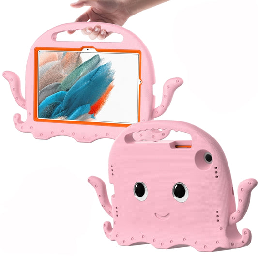 For Samsung Galaxy Tab A8 10.5 2021 Octopus Style EVA + PC Tablet Case with Strap(Pink) by bashfashion