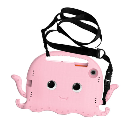 For Samsung Galaxy Tab A8 10.5 2021 Octopus Style EVA + PC Tablet Case with Strap(Pink) by bashfashion