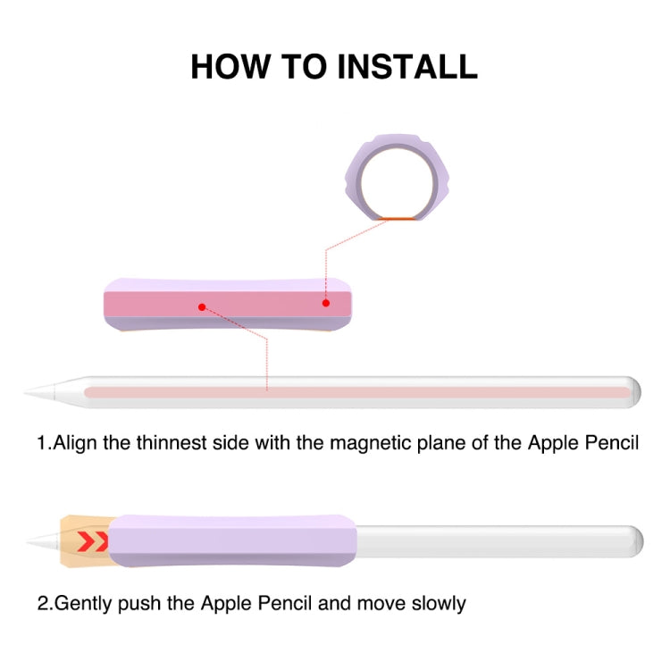 DUX DUCIS Stoyobe Stylus Silicone Cover Grip For Apple Pencil 1/2/Huawei M-Pencil(Black) by DUX DUCIS