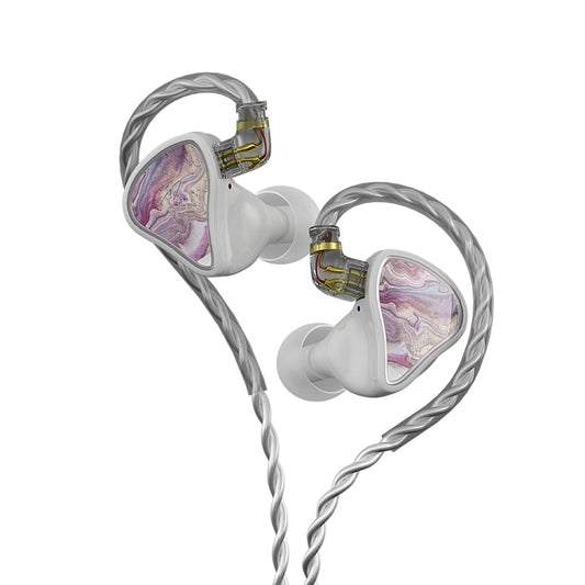 CVJ Hybrid Technology HiFi Music Wired Earphone No Mic(Rosy) by CVJ