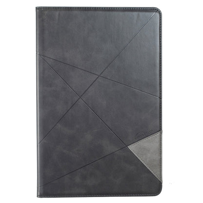 For Samsung Galaxy Tab S7 FE/Tab S7+/Tab S8+ Prismatic Leather Tablet Case(Black) by bashfashion