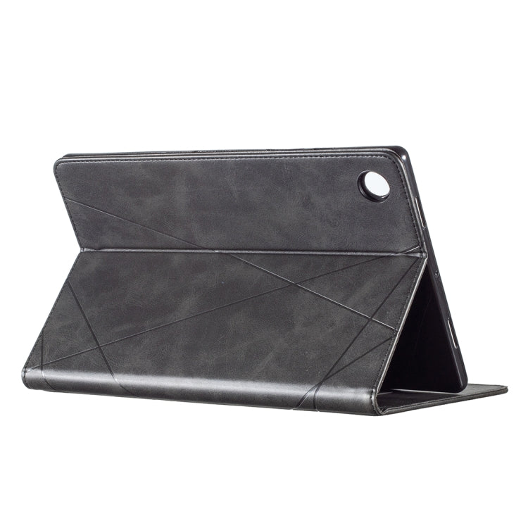 For Samsung Galaxy Tab A8 10.5 2021 SM-X200/X205 Prismatic Leather Tablet Case(Black) by bashfashion