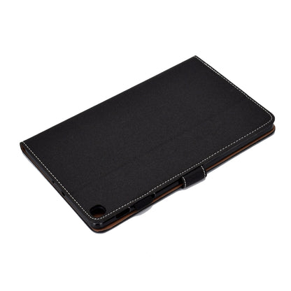 Pure Color Painting Left and Right Flat Leather Case with Pen Cover & Card Slot & Buckle Anti-skid Strip and Bracket(Starman) by bashfashion
