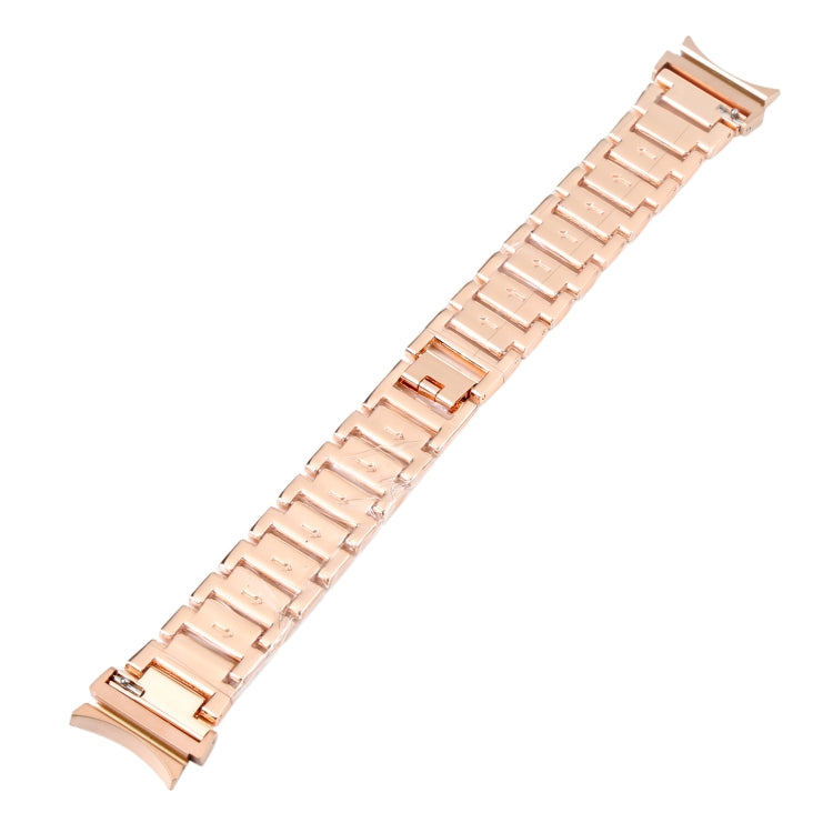 For Samsung Galaxy Watch5 40mm / 44mm Full Diamond Metal Watch Band(Rose Gold) by bashfashion