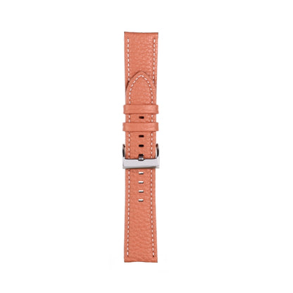 20mm For Samsung Galaxy Watch5 40mm / 44mm Litchi Texture Leather Watch Band(Pink) by bashfashion