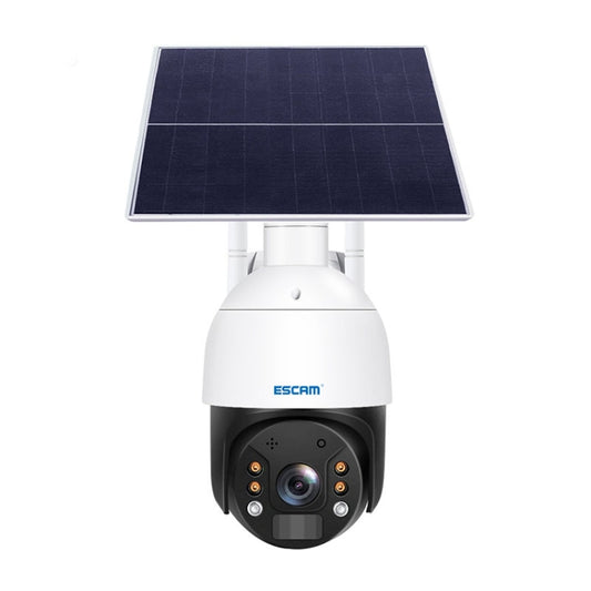 ESCAM QF724 3MP 24h Recording Cloud Storage PT 4G PIR Alarm IP Camera with Solar Panel, US Signal Bands by ESCAM