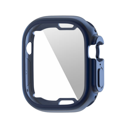 PET Film TPU Watch Case For Apple Watch Ultra 1 / 2 / 3 49mm(Midnight Blue) by bashfashion