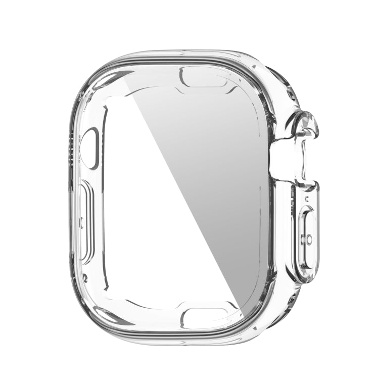 PET Film TPU Watch Case For Apple Watch Ultra 1 / 2 / 3 49mm(Transparent) by bashfashion