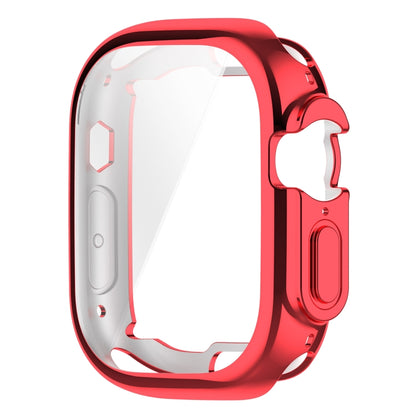 TPU All-inclusive Electroplating Protective Case For Apple Watch Ultra 1 / 2 / 3 49mm(Red) by bashfashion