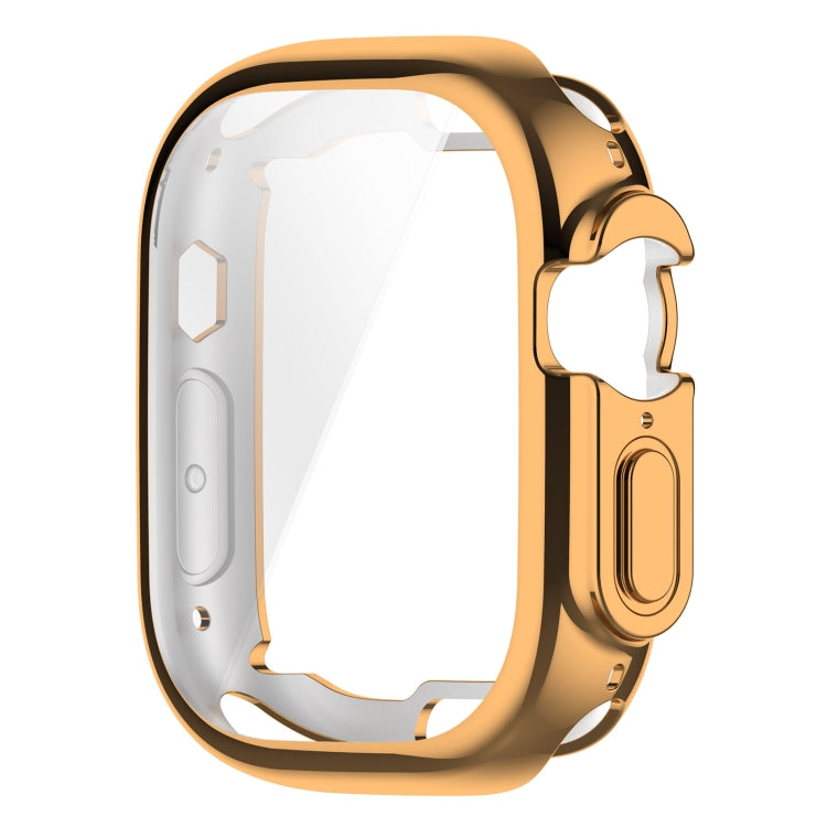 TPU All-inclusive Electroplating Protective Case For Apple Watch Ultra 1 / 2 / 3 49mm(Rose Gold) by bashfashion