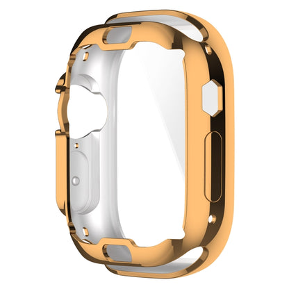 TPU All-inclusive Electroplating Protective Case For Apple Watch Ultra 1 / 2 / 3 49mm(Rose Gold) by bashfashion