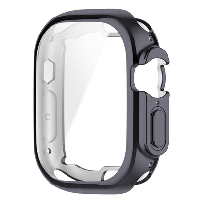 TPU All-inclusive Electroplating Protective Case For Apple Watch Ultra 1 / 2 / 3 49mm(Gun Color) by bashfashion