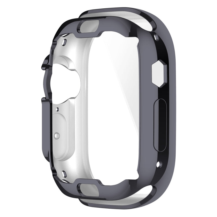 TPU All-inclusive Electroplating Protective Case For Apple Watch Ultra 1 / 2 / 3 49mm(Gun Color) by bashfashion