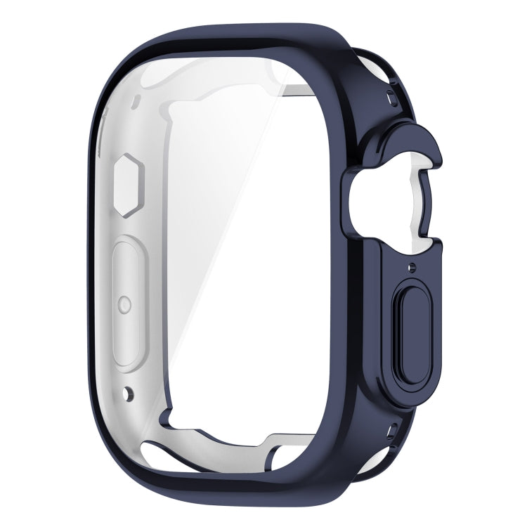 TPU All-inclusive Electroplating Protective Case For Apple Watch Ultra 1 / 2 / 3 49mm(Midnight Blue) by bashfashion