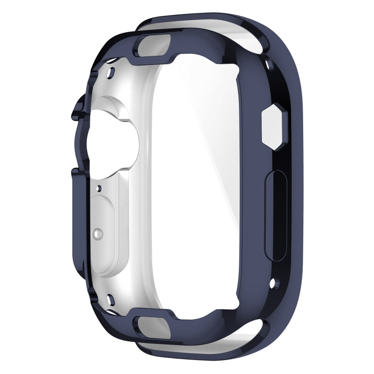TPU All-inclusive Electroplating Protective Case For Apple Watch Ultra 1 / 2 / 3 49mm(Midnight Blue) by bashfashion