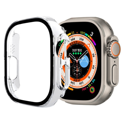 Tempered Glass Film PC Watch Case For Apple Watch Ultra 1 / 2 / 3 49mm(Transparent) by bashfashion