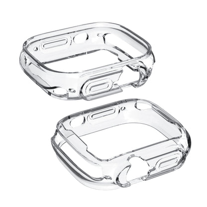 Half-inclusive Transparent TPU Protective Case For Apple Watch Ultra 1 / 2 / 3 49mm by bashfashion