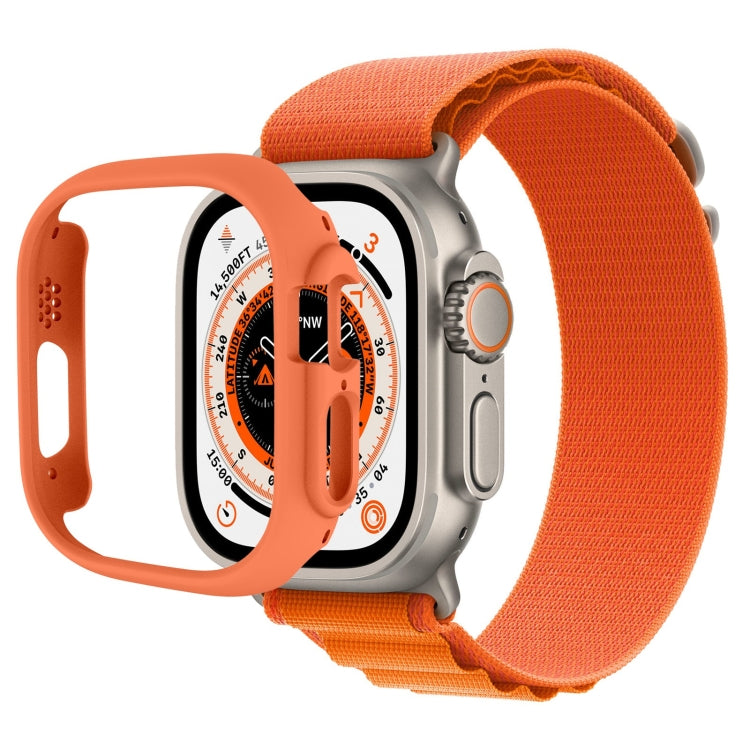 Half-inclusive PC Protective Case For Apple Watch Ultra 1 / 2 / 3 49mm(Orange) by bashfashion