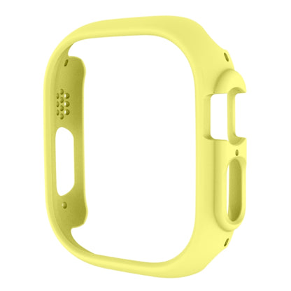 Half-inclusive PC Protective Case For Apple Watch Ultra 1 / 2 / 3 49mm(Yellow) by bashfashion