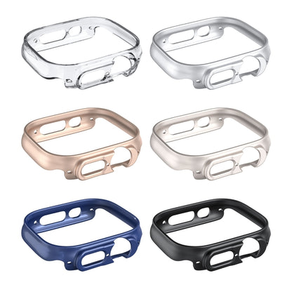 For Apple Watch Ultra 1 / 2 / 3 49mm Half-inclusive Frosted PC Protective Case(Black) by bashfashion