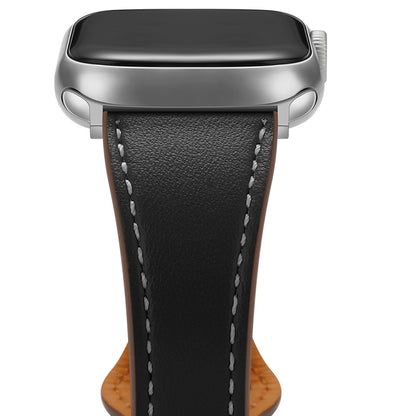 Small Waist Watch Band For Apple Watch Series 9&8&7 41mm / SE 3&SE 2&6&SE&5&4 40mm / 3&2&1 38mm(Black) by bashfashion