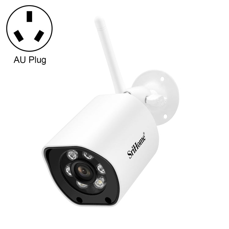 SriHome SH034C 4.0MP AI Humanoid Tracking WiFi Outdoor Surveillance Camera(AU Plug) by SriHome