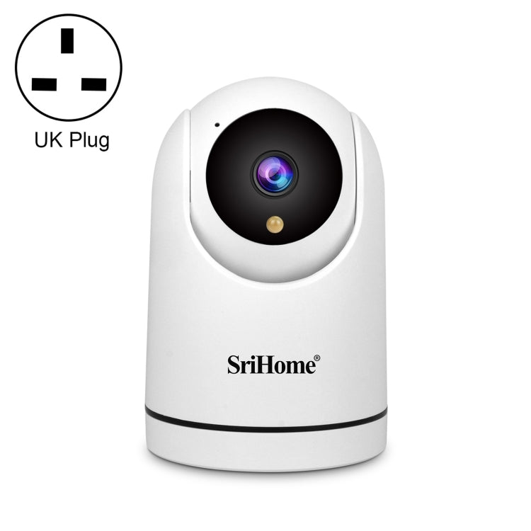SriHome SH042 2.0MP 1080P HD AI WiFi Pan-tilt Surveillance Camera(UK Plug) by SriHome