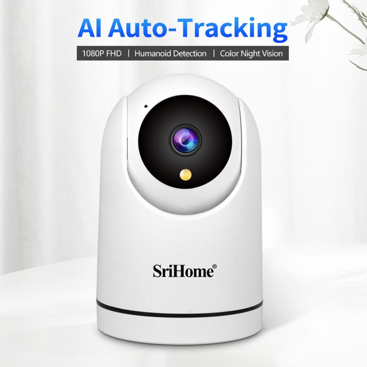 SriHome SH042 2.0MP 1080P HD AI WiFi Pan-tilt Surveillance Camera(AU Plug) by SriHome