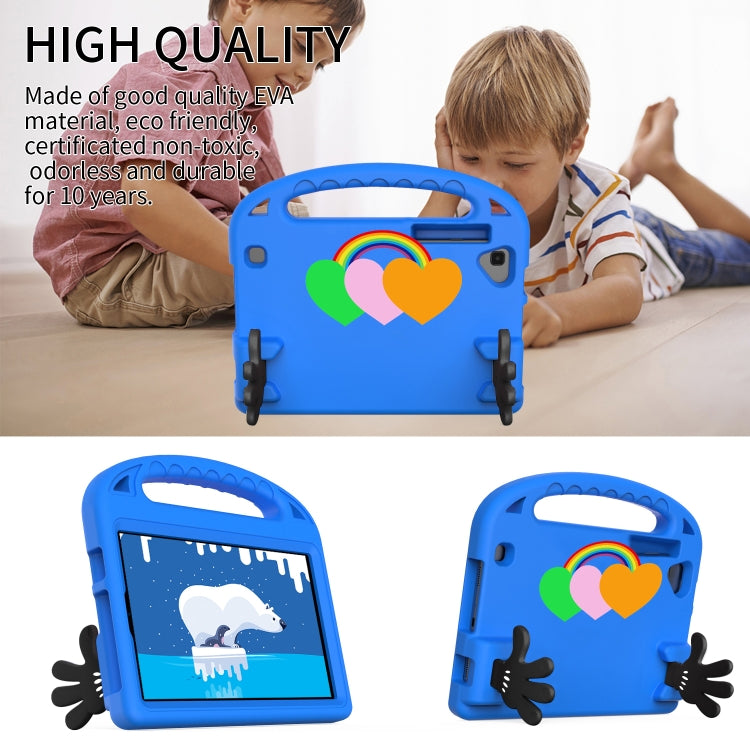 For Samsung Galaxy Tab A 8.0 2019 Love Small Palm Holder EVA Tablet Case(Blue) by bashfashion