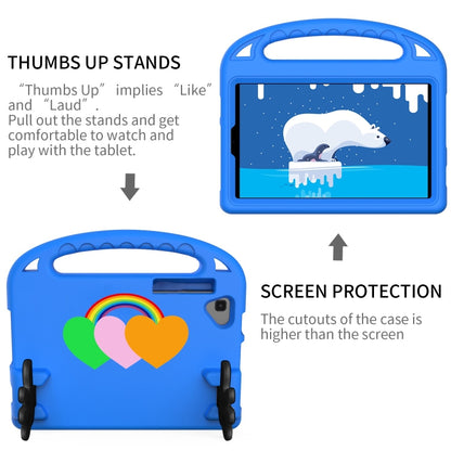 For Samsung Galaxy Tab A 10.1 2019 Love Small Palm Holder EVA Tablet Case(Blue) by bashfashion