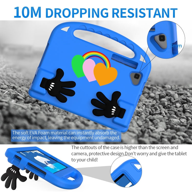 For Samsung Galaxy Tab A 10.1 2019 Love Small Palm Holder EVA Tablet Case(Blue) by bashfashion