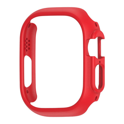 For Apple Watch Ultra 3 / 2 / 1 49mm PC Hollow Electroplating Protective Case(Red) by bashfashion