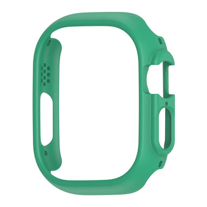 For Apple Watch Ultra 3 / 2 / 1 49mm PC Hollow Electroplating Protective Case(Light Green) by bashfashion