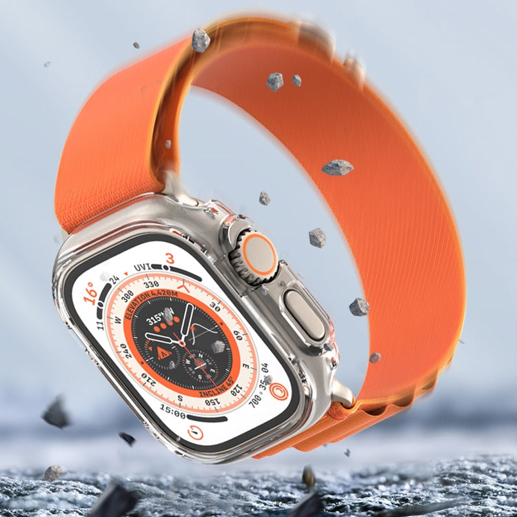 For Apple Watch Ultra 3 / 2 / 1 49mm PC Hollow Electroplating Protective Case(Red) by bashfashion