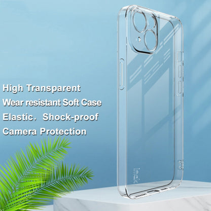 For iPhone 14 imak UX-5 Series Shockproof TPU Protective Phone Case(Transparent) by imak