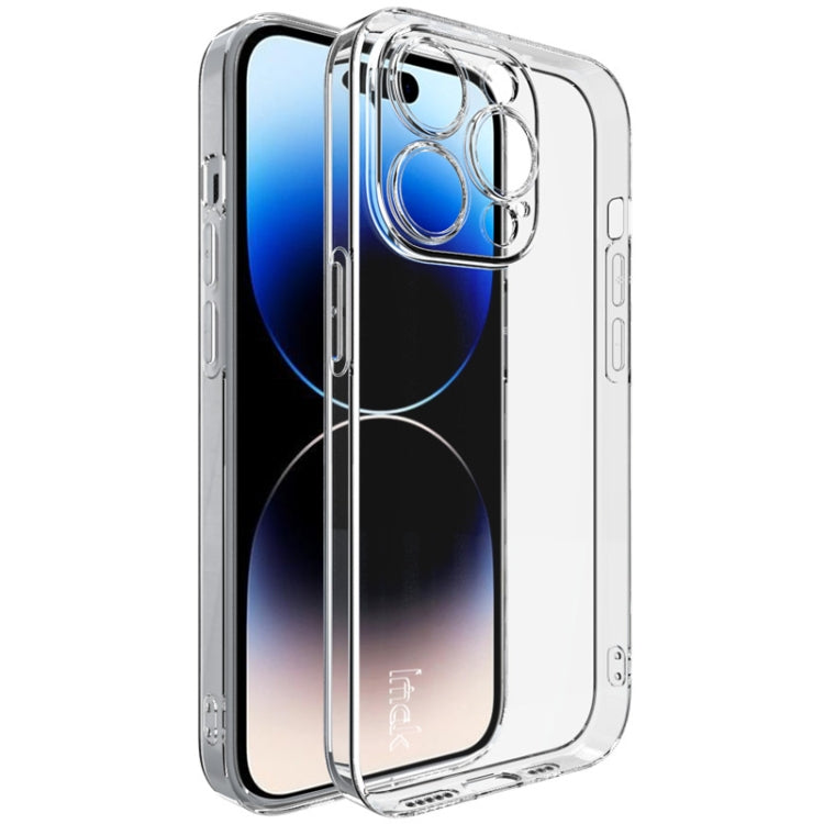 For iPhone 14 Pro imak UX-5 Series Shockproof TPU Protective Phone Case(Transparent) by imak