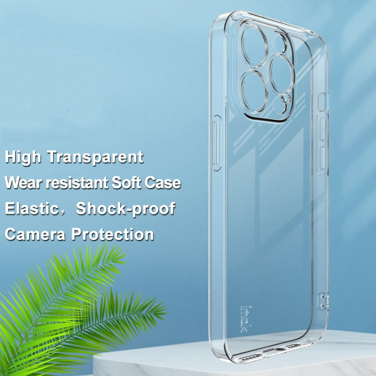 For iPhone 14 Pro imak UX-5 Series Shockproof TPU Protective Phone Case(Transparent) by imak