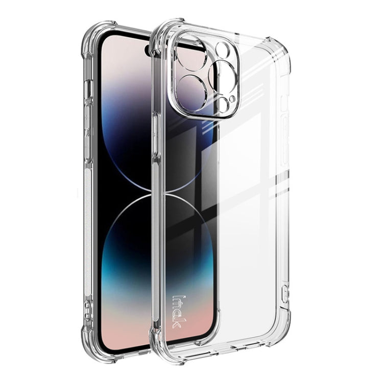 For iPhone 14 Pro imak Shockproof Airbag TPU Phone Case(Transparent) by imak