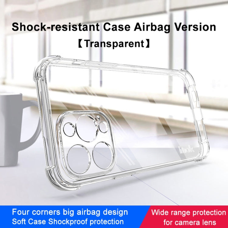 For iPhone 14 Pro imak Shockproof Airbag TPU Phone Case(Transparent) by imak