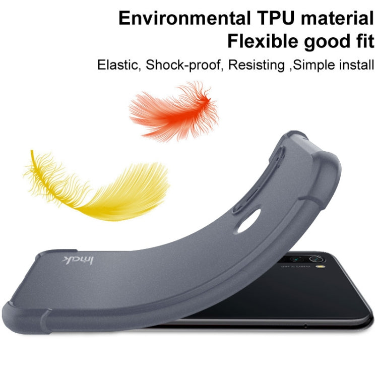 For iPhone 14 imak Shockproof Airbag TPU Phone Case(Matte Black) by imak