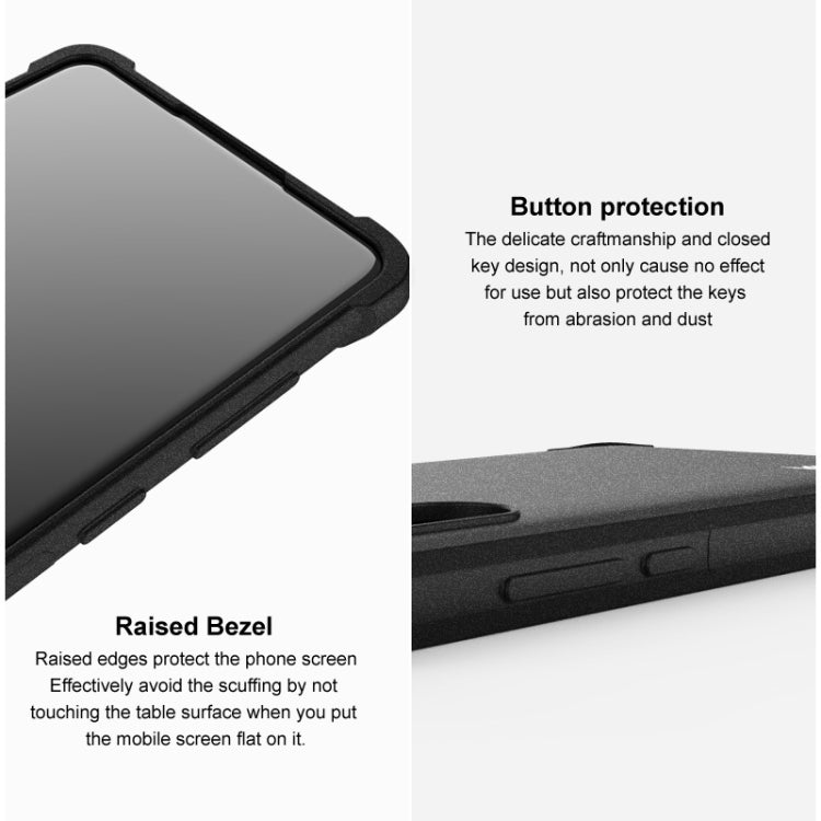 For iPhone 14 imak Shockproof Airbag TPU Phone Case(Matte Black) by imak