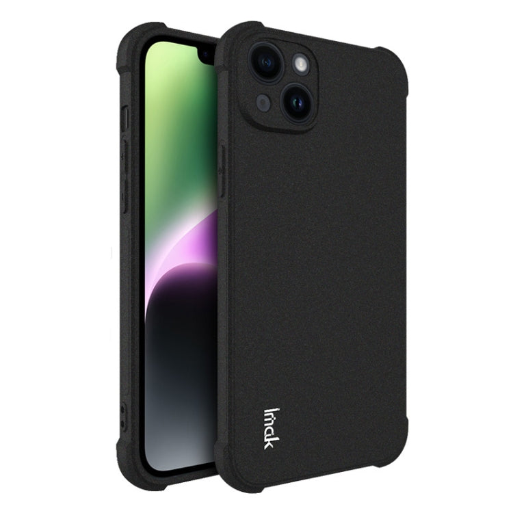 For iPhone 14 Plus imak Shockproof Airbag TPU Phone Case(Matte Black) by imak