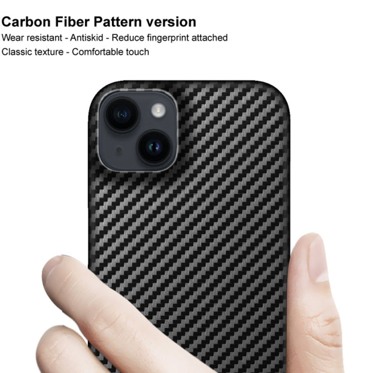 For iPhone 14 Plus IMAK Ruiyi Series Carbon Fiber PU + PC Phone Case by imak