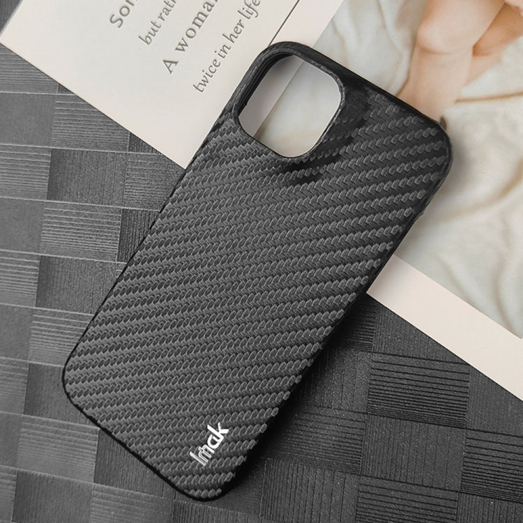 For iPhone 14 IMAK Ruiyi Series Carbon Fiber PU + PC Phone Case by imak