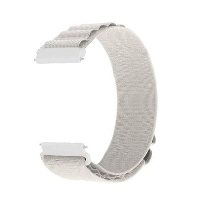 For Huawei Watch GT2 / GT3 Pro / GT Runner 22mm Universal Nylon Loop Watch Band(White) by bashfashion